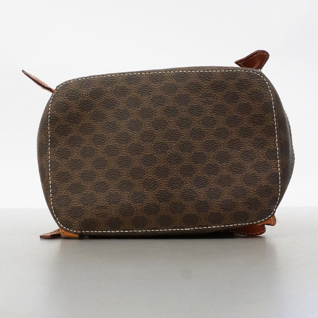 Celine Backpack Macadam Brown Gold — view 3