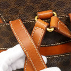 Celine Backpack Macadam Brown Gold — view 7