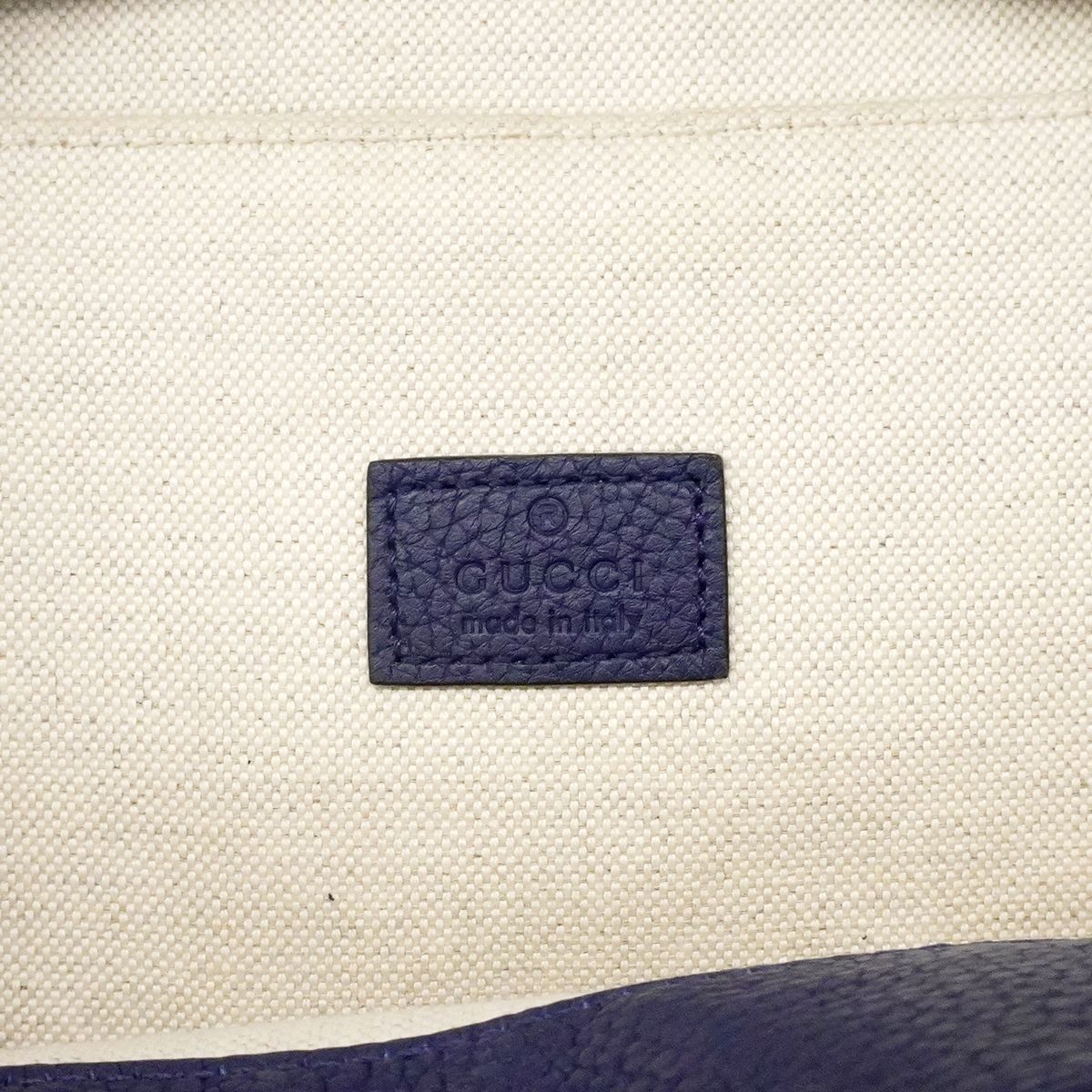 Gucci Belt Bag Jumbo GG Leather Blue Silver — view 5
