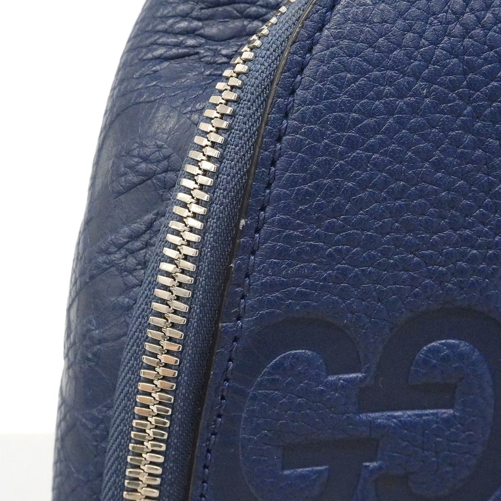 Gucci Belt Bag Jumbo GG Leather Blue Silver — view 7
