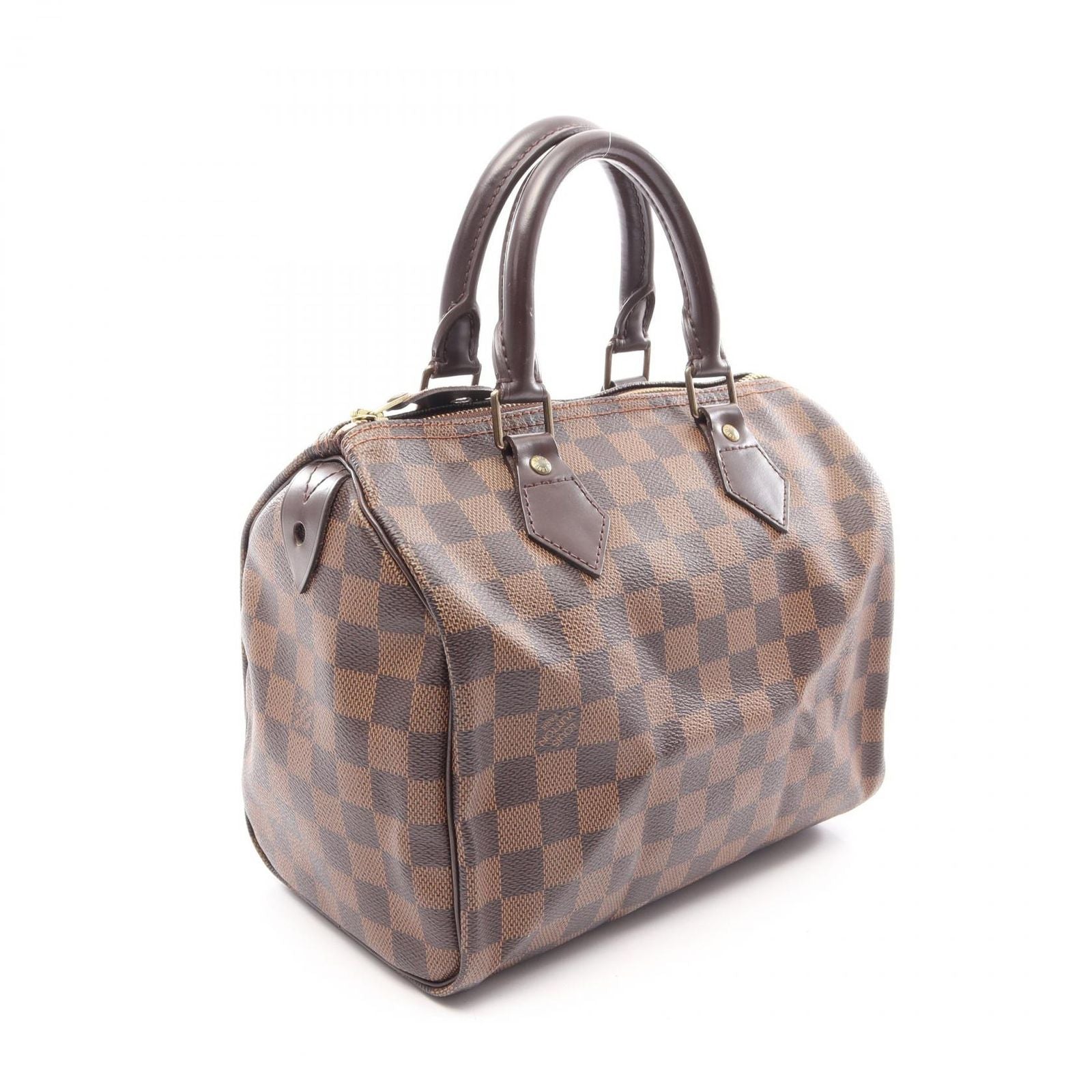 Louis Vuitton Handbag Speedy 25 Damier Ebene Canvas Leather — view 2
