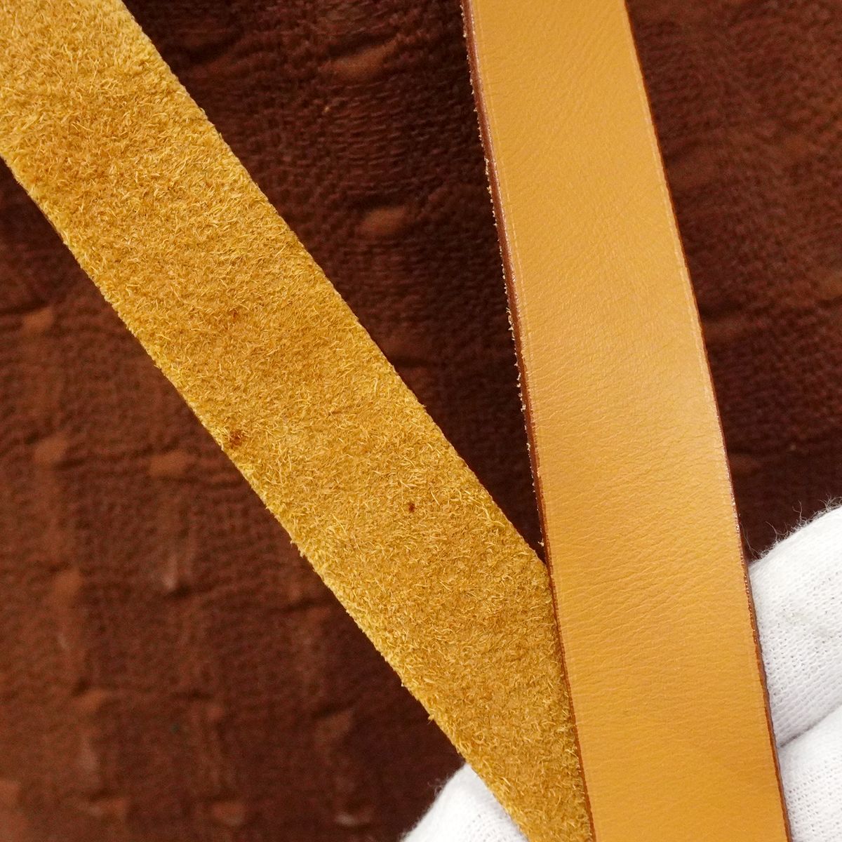 Hermes Tote Amedabaka Badu Posh Canvas Brown Gold — view 7