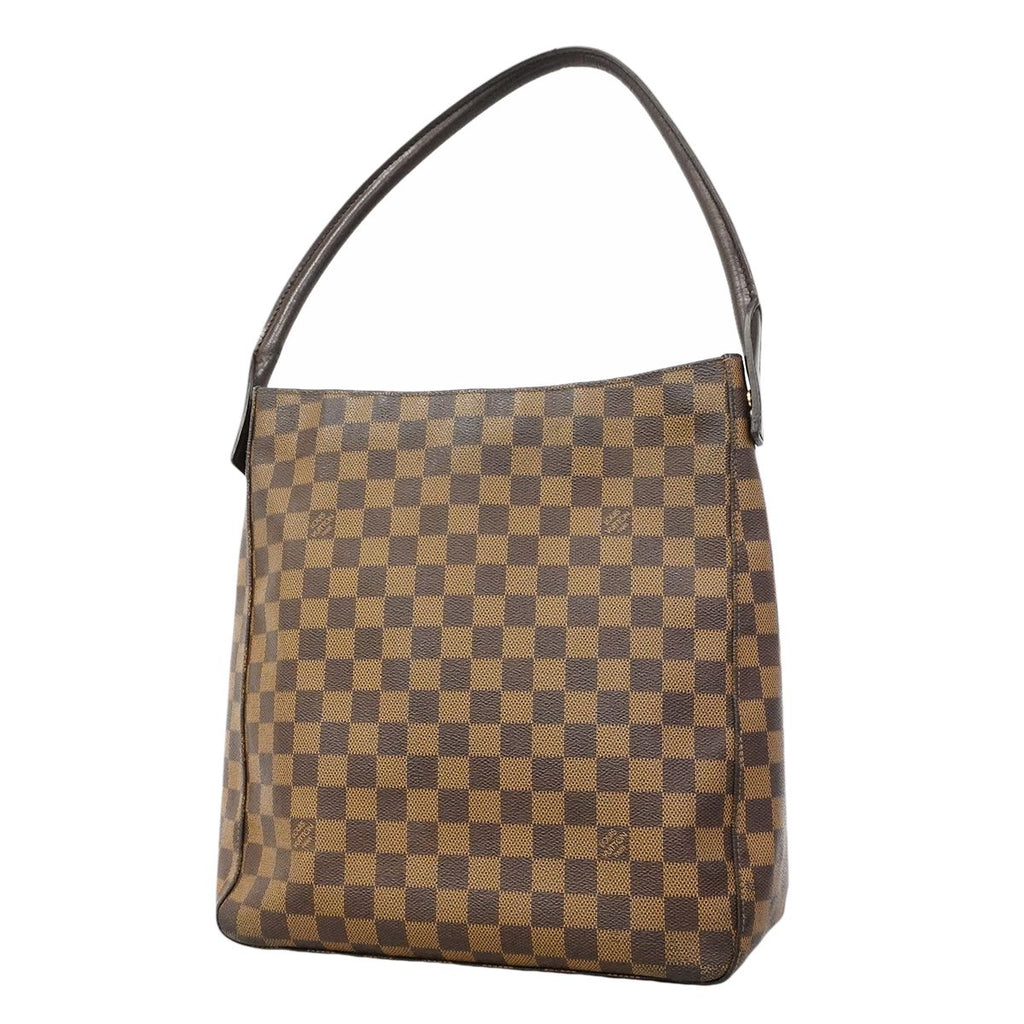 Louis Vuitton Shoulder Bag Damier Looping GM Ebene
