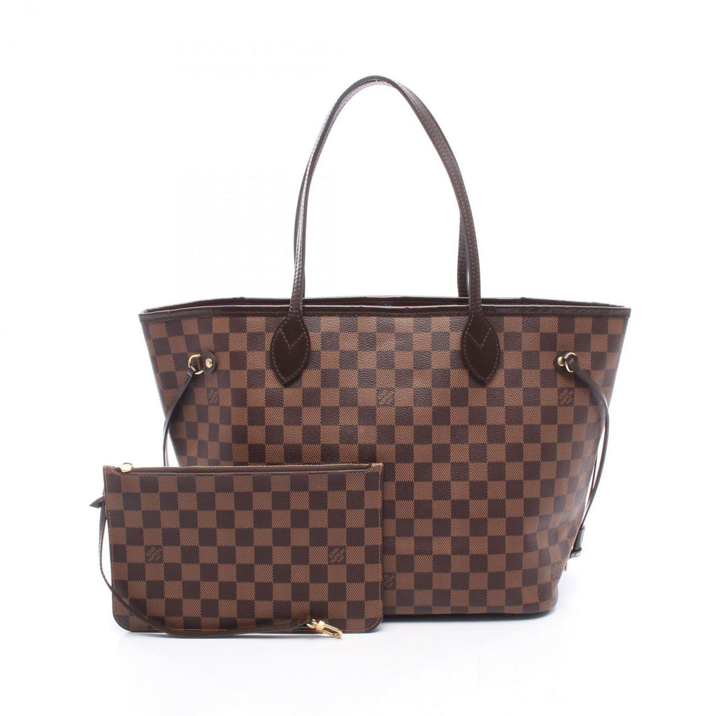 Louis Vuitton Tote Neverfull MM Canvas Leather