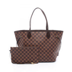 Louis Vuitton Tote Neverfull MM Canvas Leather