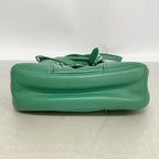 Prada Handbag Moon Leather Green Silver 2-Way — view 3