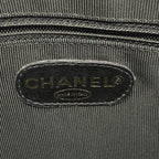 Chanel Chain Tote Triple Coco Caviar Leather Black Gold — view 5