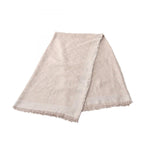 Louis Vuitton Shawl Monogram Gray Silk Scarf
