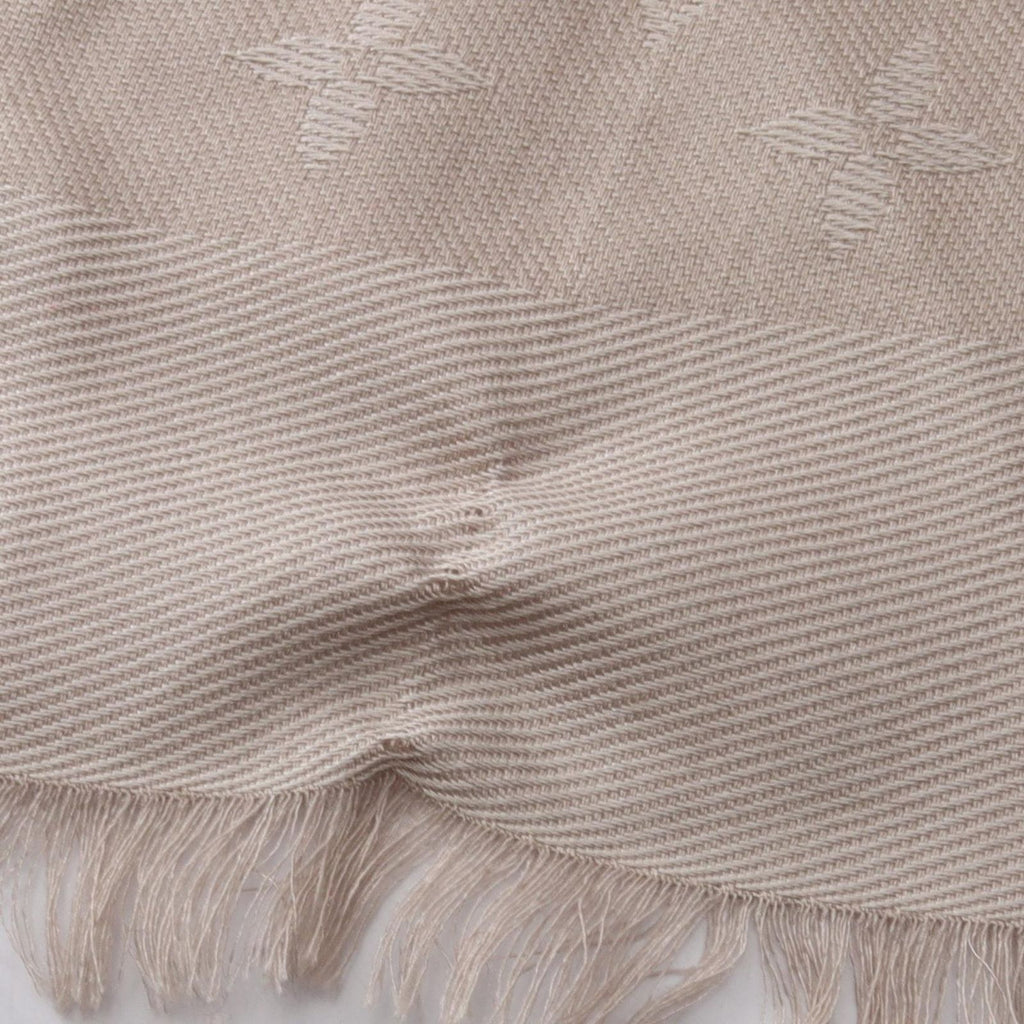 Louis Vuitton Shawl Monogram Gray Silk Scarf — view 8