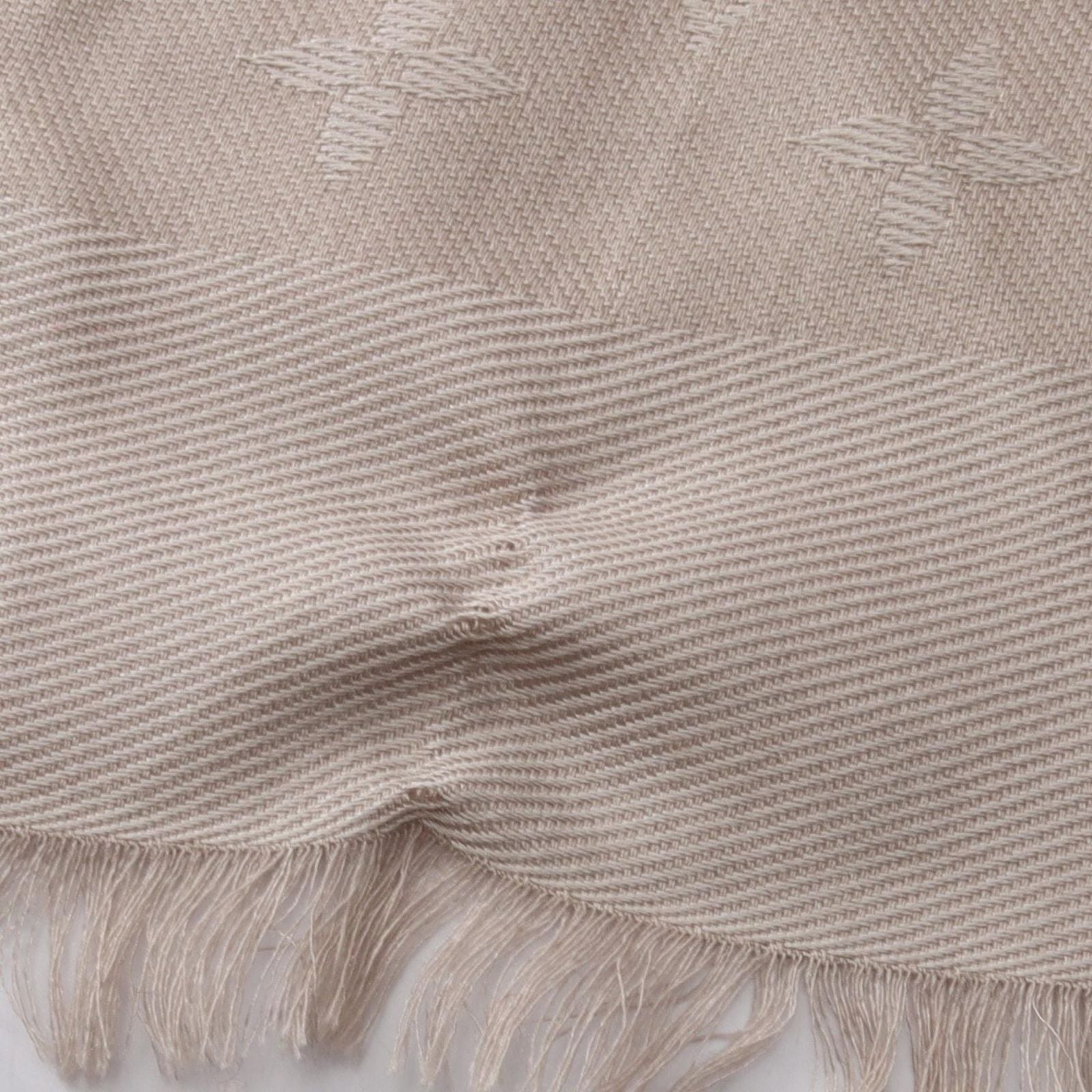 Louis Vuitton Shawl Monogram Gray Silk Scarf — view 8