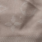 Louis Vuitton Shawl Monogram Gray Silk Scarf — view 6