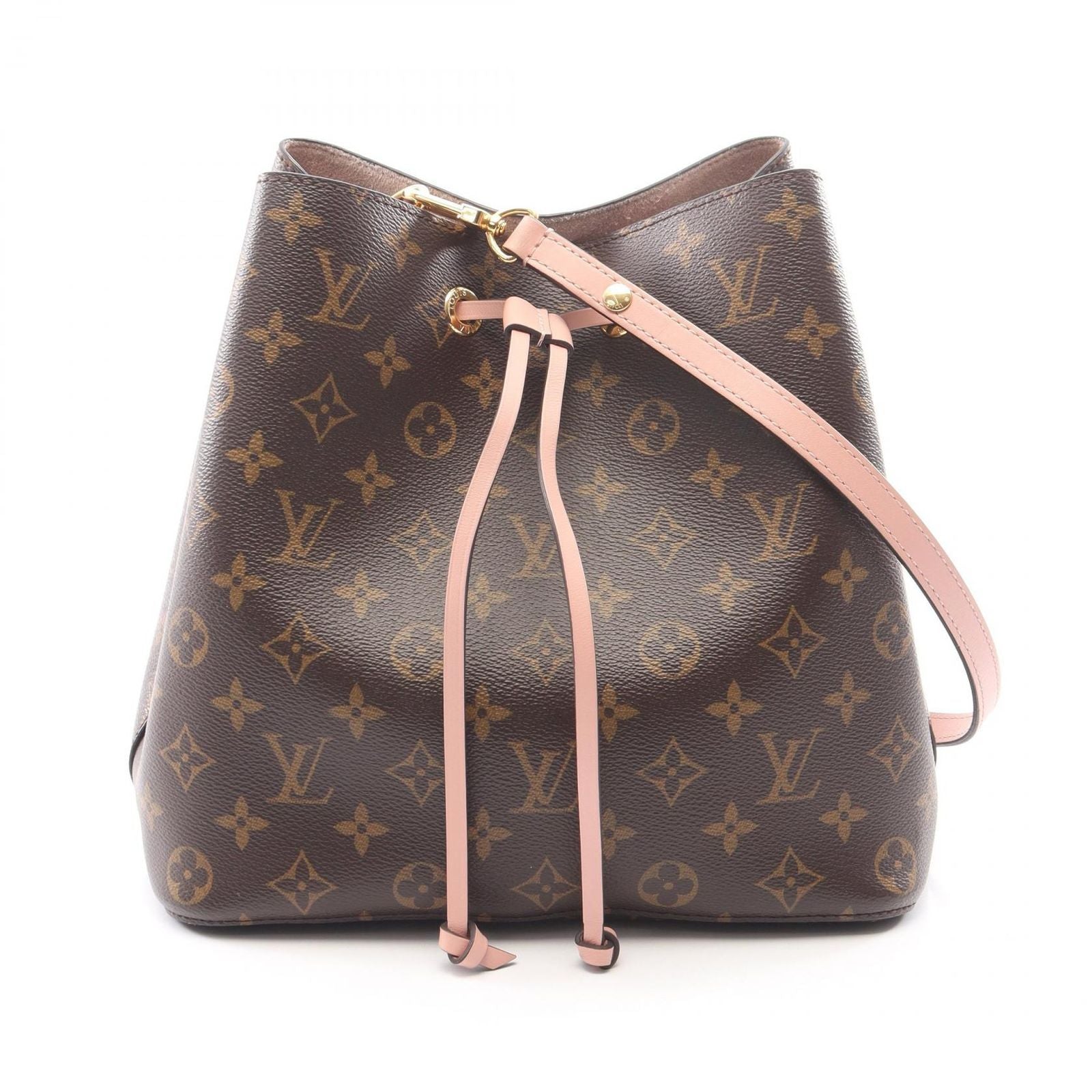 Louis Vuitton Shoulder Bag Neo Noe Rose Poudre Canvas Leather