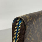 Louis Vuitton Wallet Monogram Vivienne Zippy Brown — view 5