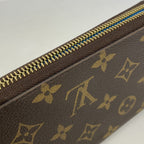 Louis Vuitton Wallet Monogram Vivienne Zippy Brown — view 7