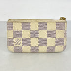 Louis Vuitton Coin Case Damier Azur Pochette Cles White — view 8
