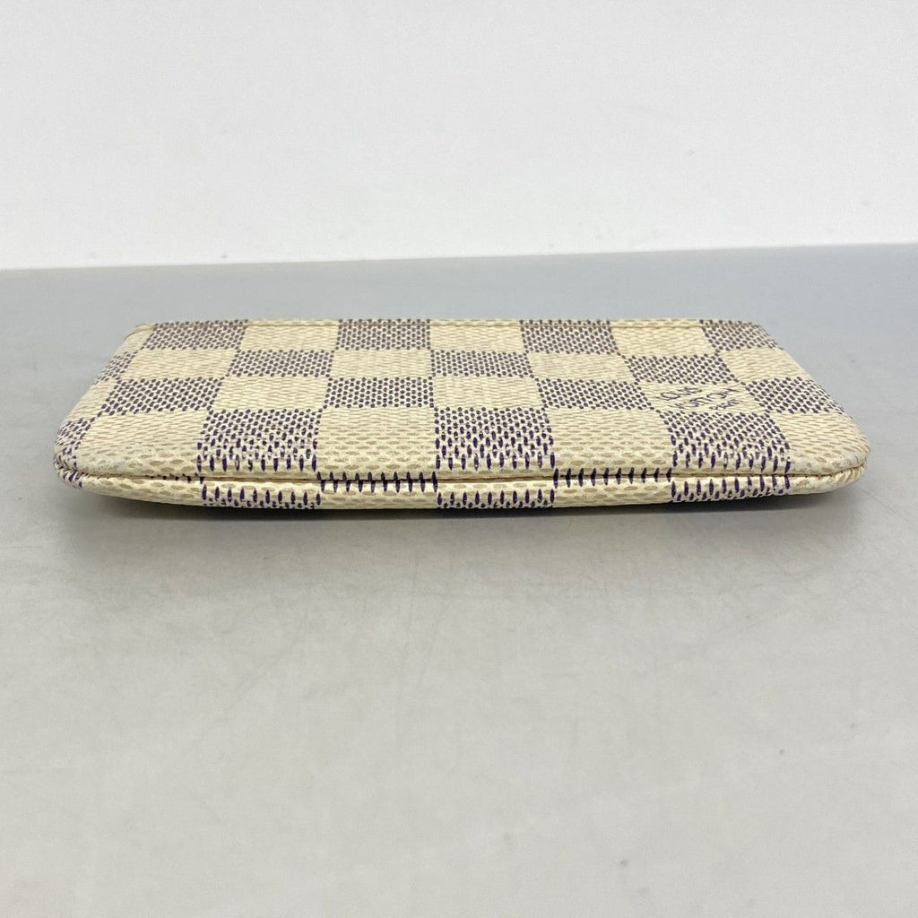 Louis Vuitton Coin Case Damier Azur Pochette Cles White — view 2