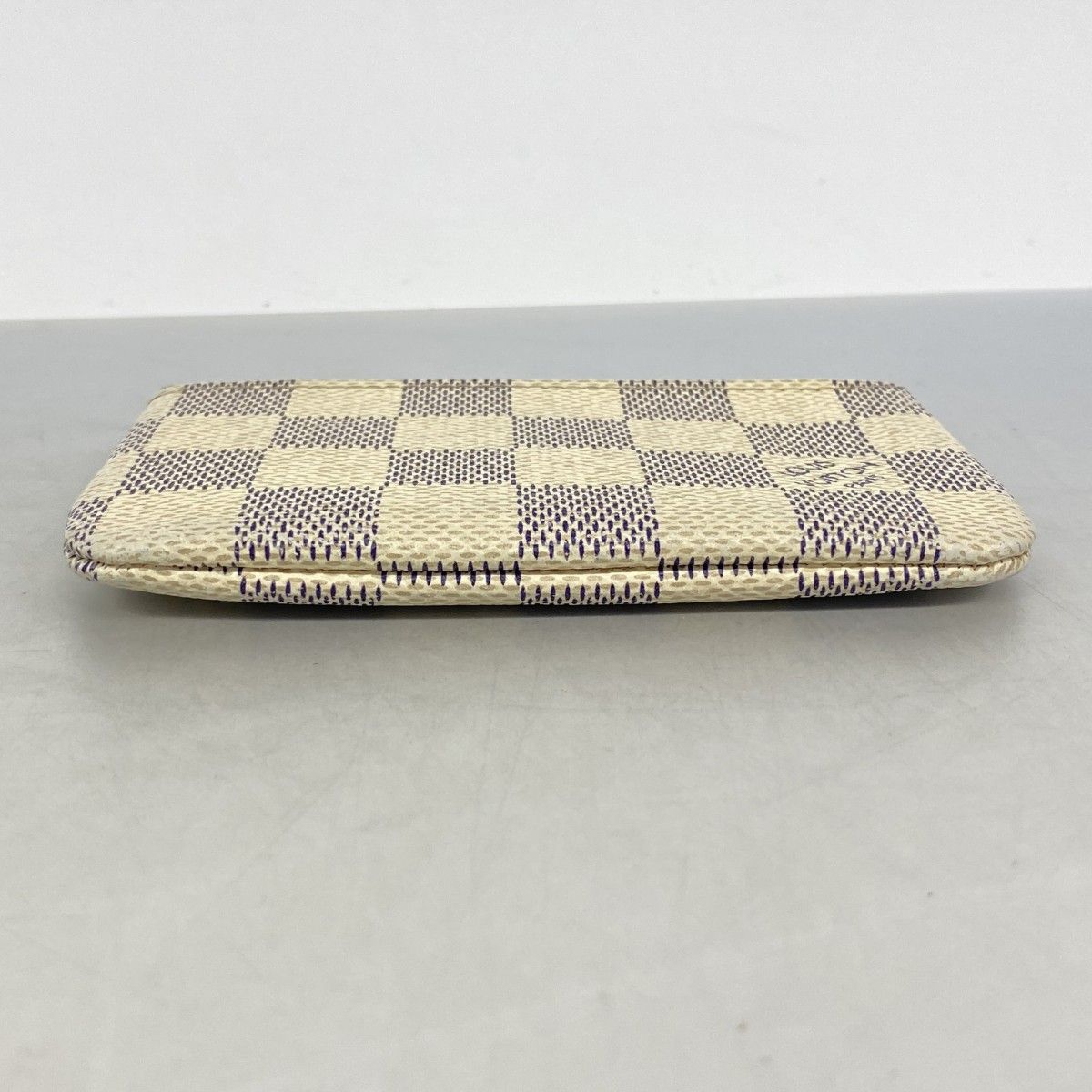 Louis Vuitton Coin Case Damier Azur Pochette Cles White — view 2