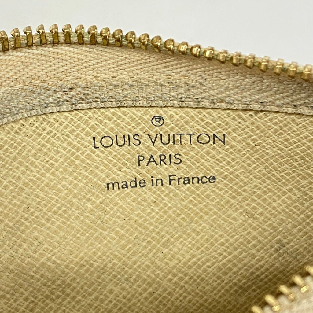Louis Vuitton Coin Case Damier Azur Pochette Cles White — view 4