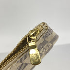 Louis Vuitton Coin Case Damier Azur Pochette Cles White — view 7