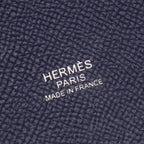 Hermes Handbag Picotin Lock PM Tresage Blue Brick Black Leather PM — view 4
