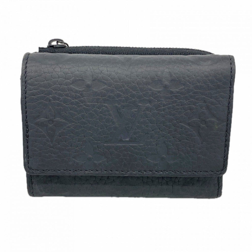 Louis Vuitton Trifold Wallet Monogram Empreinte Portefeuille Pilot Noir