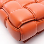 Bottega Veneta Shoulder Bag the Chain Cassette Orange Leather — view 6