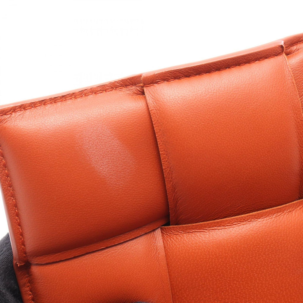 Bottega Veneta Shoulder Bag the Chain Cassette Orange Leather — view 8