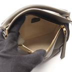 Loewe Handbag Puzzle Edge Mini 2-Way Dark Khaki Leather — view 3