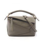 Loewe Handbag Puzzle Edge Mini 2-Way Dark Khaki Leather