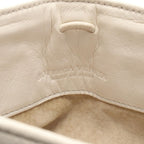 Bottega Veneta Shoulder Bag Intrecciato White Leather — view 4