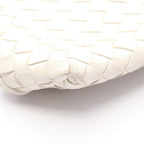 Bottega Veneta Shoulder Bag Intrecciato White Leather — view 6