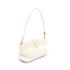 Bottega Veneta Shoulder Bag Intrecciato White Leather — view 2