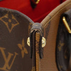 Louis Vuitton Handbag Monogram Giant Reverse On The Go PM Brown 2-Way — view 6