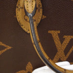 Louis Vuitton Handbag Monogram Giant Reverse On The Go PM Brown 2-Way — view 8