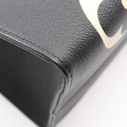 Louis Vuitton Tote On The Go GM Bicolor 2-Way Black Beige Leather — view 5