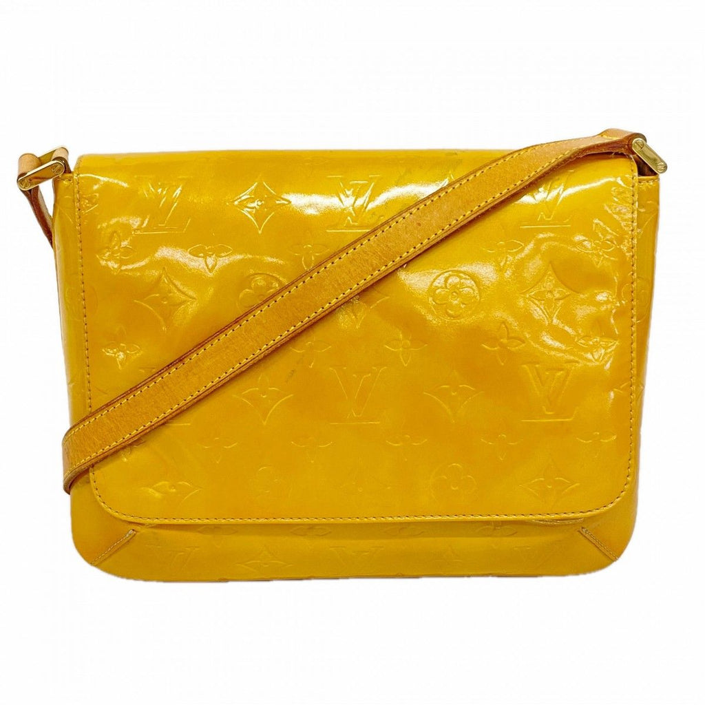Louis Vuitton Shoulder Bag Vernis Thompson Street Beige