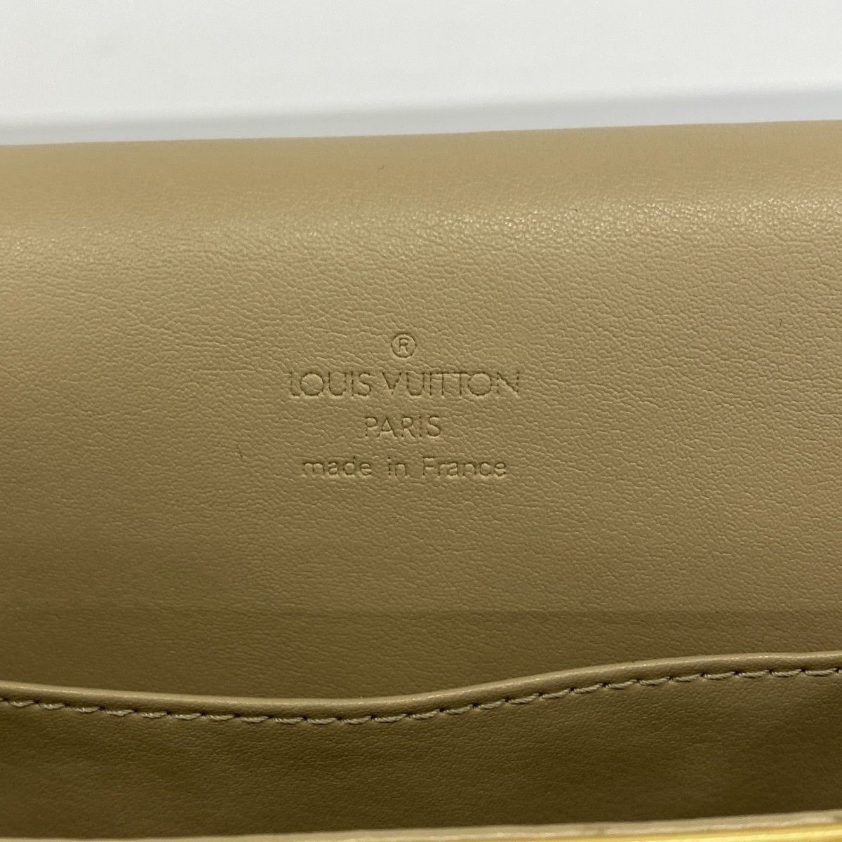 Louis Vuitton Shoulder Bag Vernis Thompson Street Beige — view 5