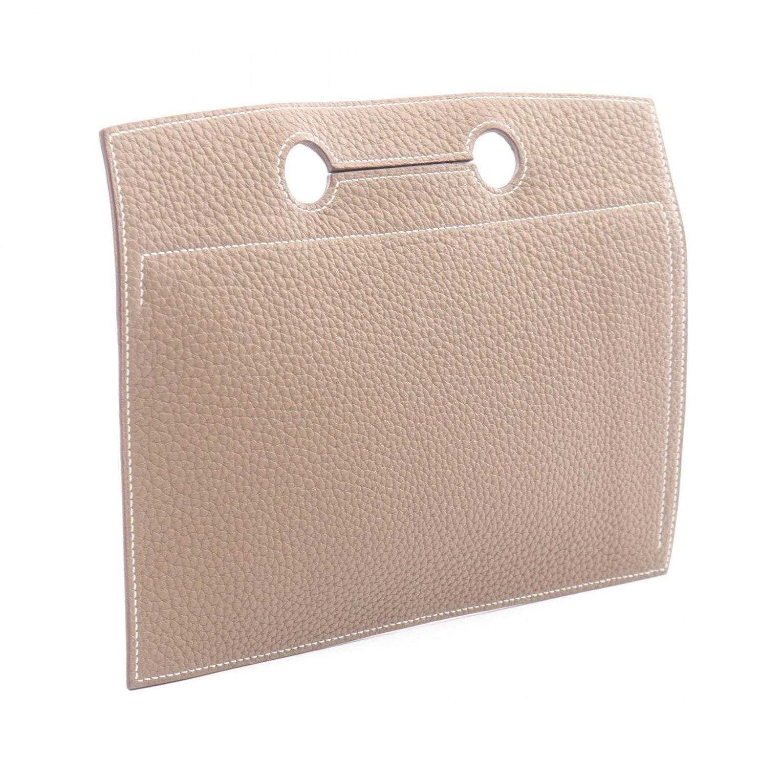 Hermes Pouch Back Pocket Etoupe Leather — view 2
