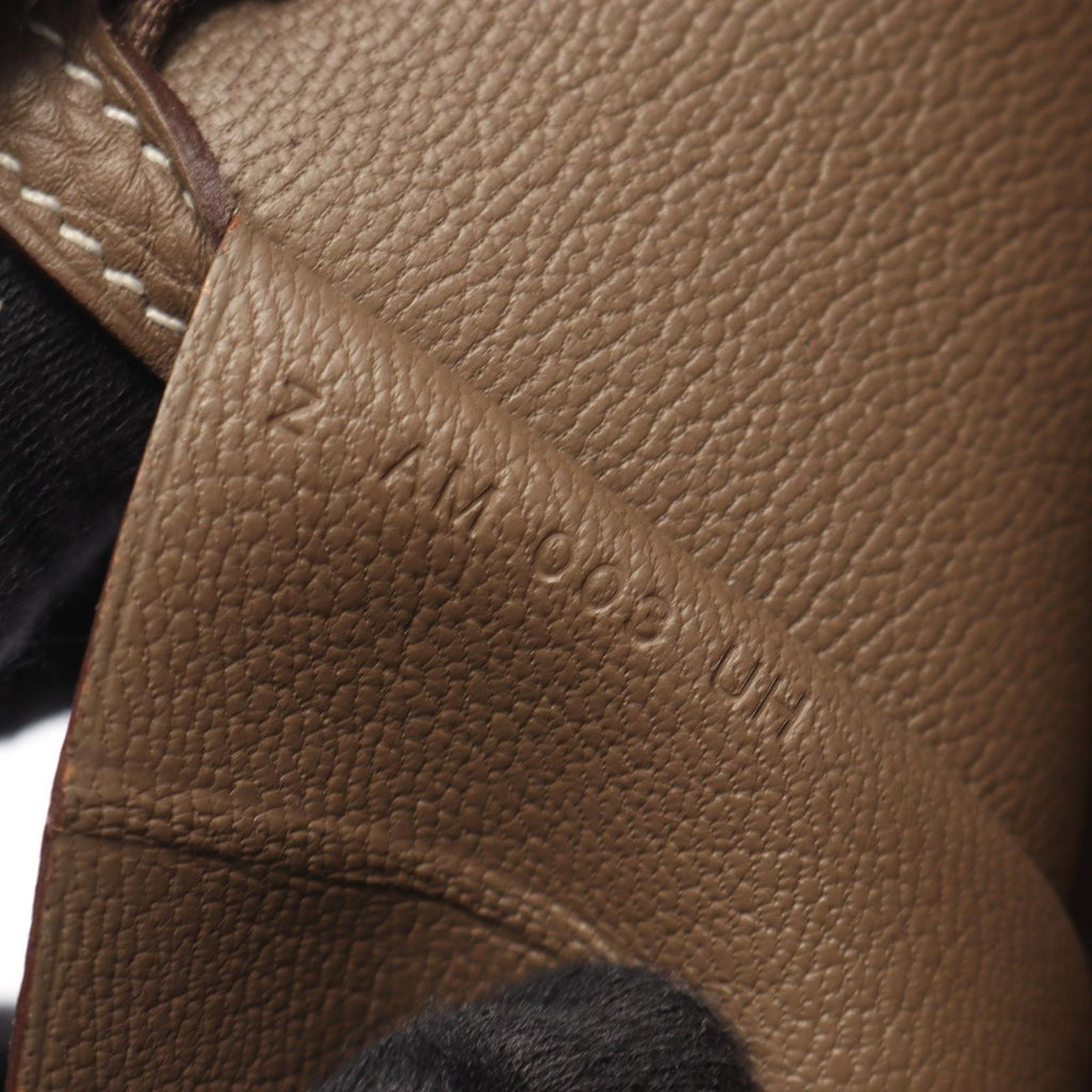 Hermes Pouch Back Pocket Etoupe Leather — view 5