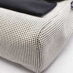 Hermes Handbag Herbag Zip PM 2-Way Black White Canvas — view 7