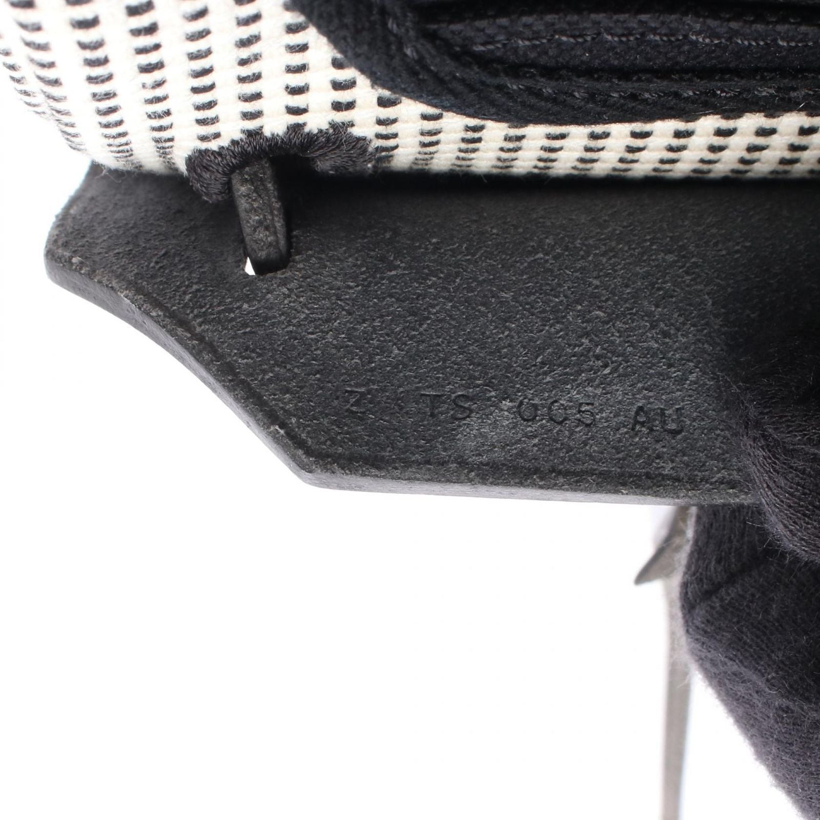 Hermes Handbag Herbag Zip PM 2-Way Black White Canvas — view 5