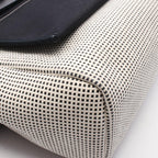 Hermes Handbag Herbag Zip PM 2-Way Black White Canvas — view 8