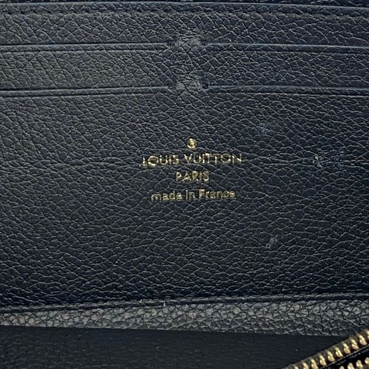 Louis Vuitton Wallet Monogram Empreinte Portefeuille Clemence Noir — view 4