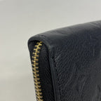 Louis Vuitton Wallet Monogram Empreinte Portefeuille Clemence Noir — view 5