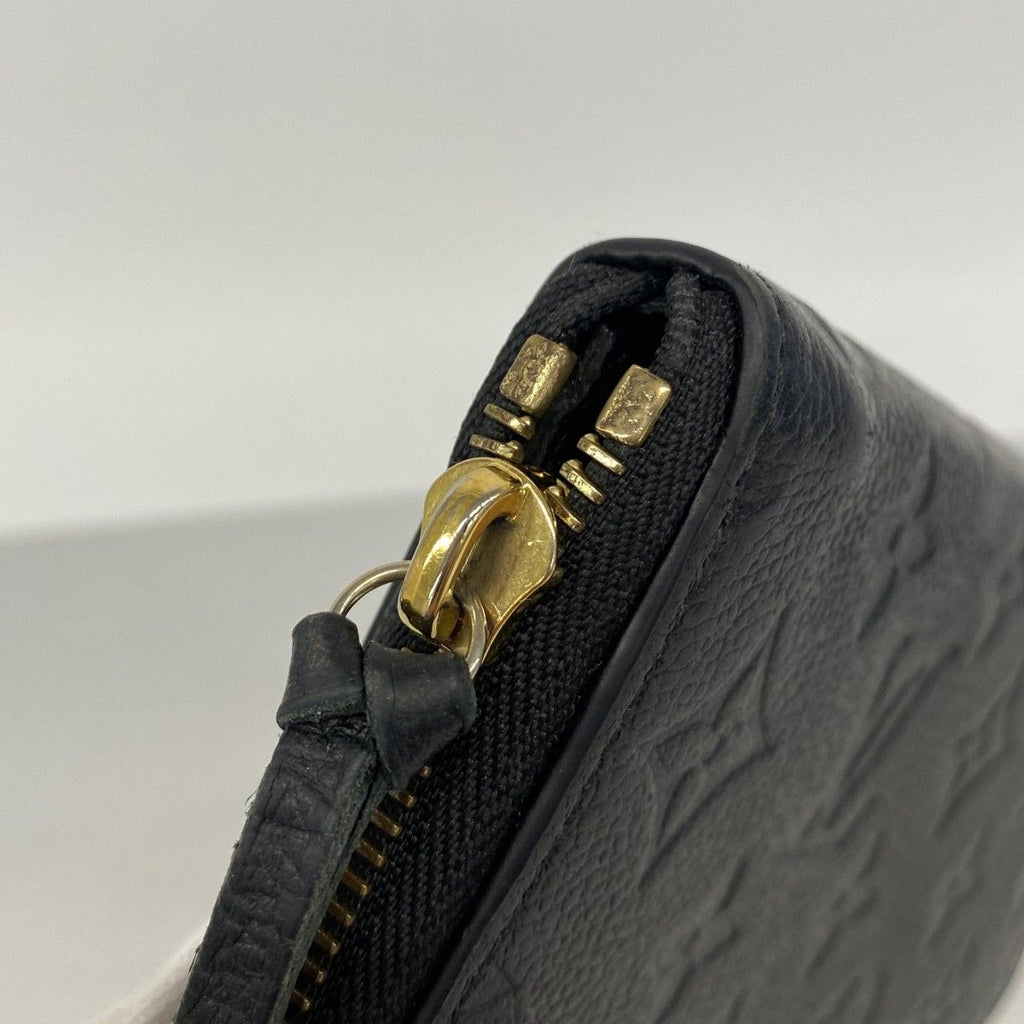 Louis Vuitton Wallet Monogram Empreinte Portefeuille Clemence Noir — view 6