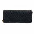 Louis Vuitton Wallet Monogram Empreinte Portefeuille Clemence Noir