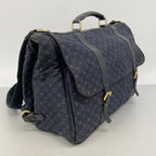 Louis Vuitton Briefcase Monogram Mini Denise Blue 2-Way — view 2