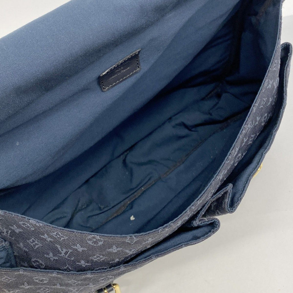 Louis Vuitton Briefcase Monogram Mini Denise Blue 2-Way — view 4