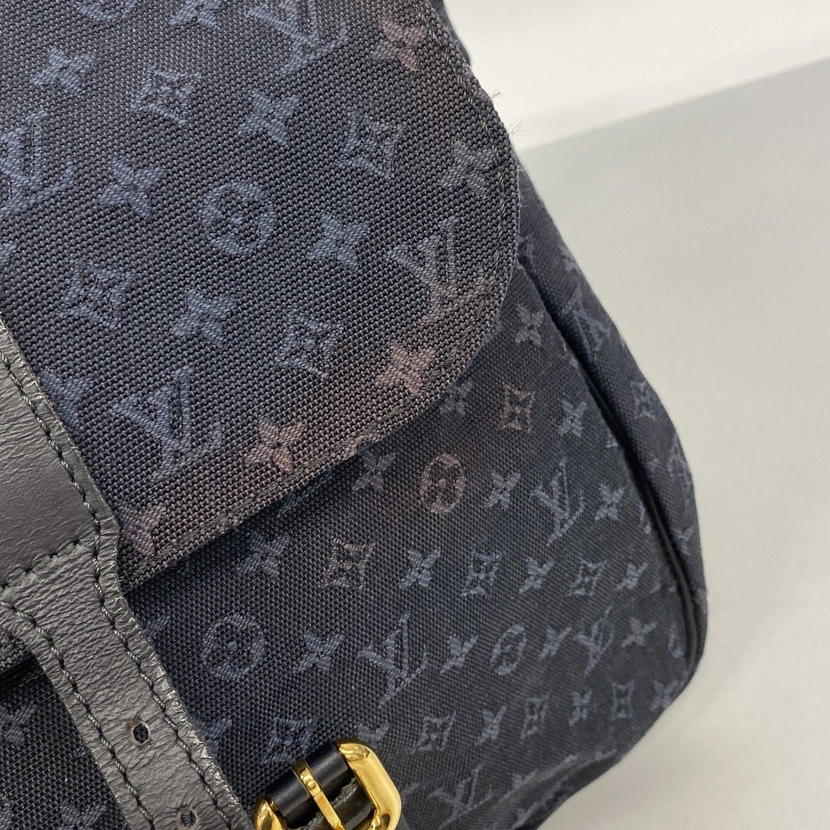 Louis Vuitton Briefcase Monogram Mini Denise Blue 2-Way — view 6