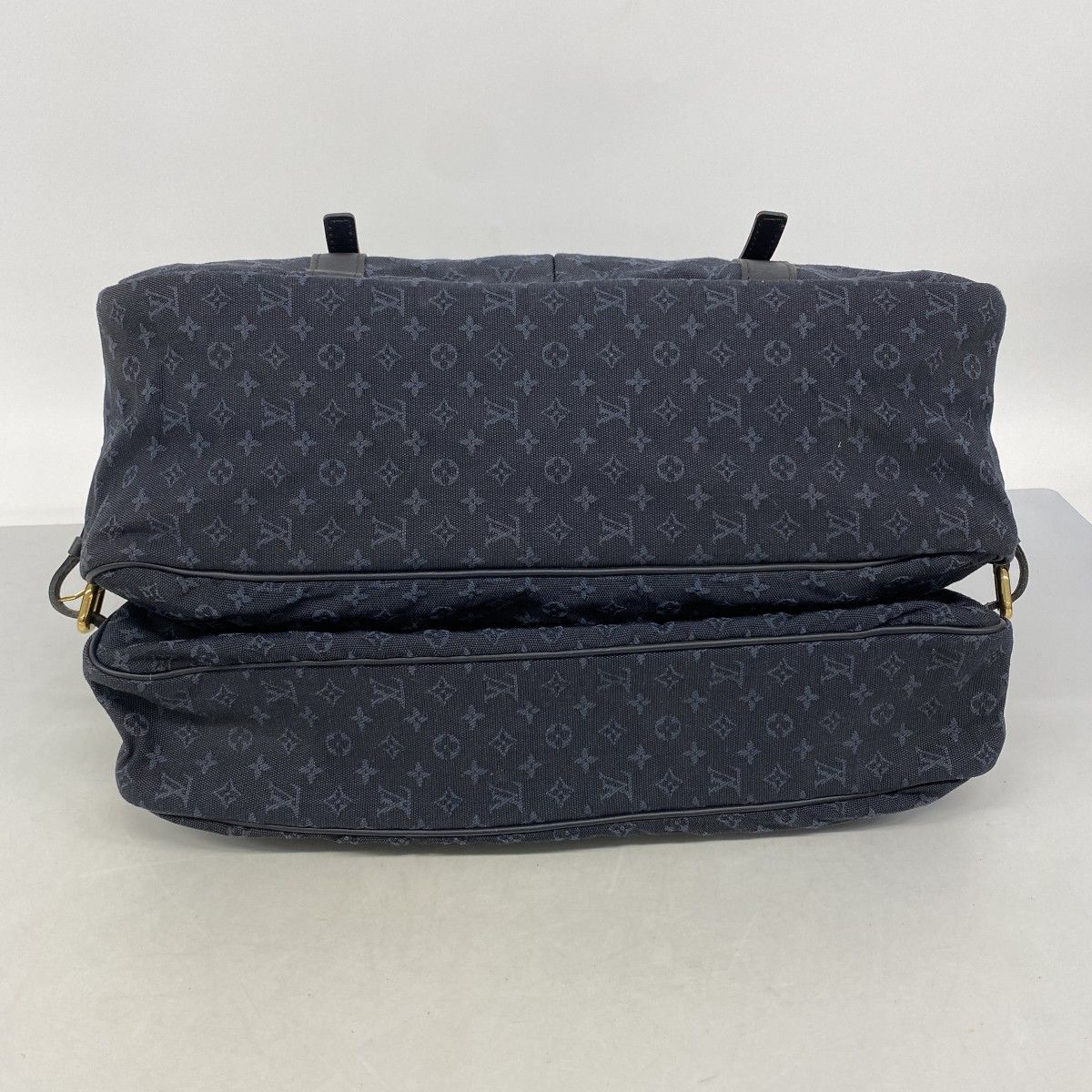 Louis Vuitton Briefcase Monogram Mini Denise Blue 2-Way — view 3